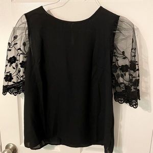 Lace Sleeve Top